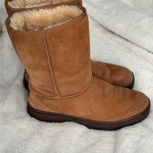 UGG Tan Suede Winter Boots